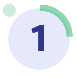 circle with number 1